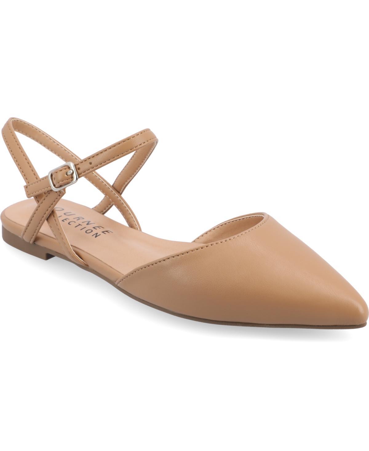 Journee Collection Womens Martine Pointed Toe Ballet Flats Product Image