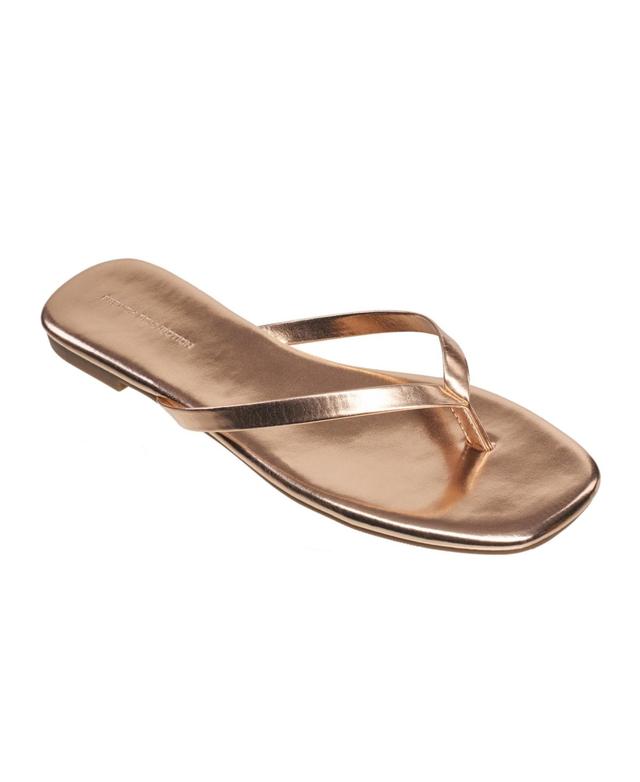 French Connection Womens Morgan Flat Open Toe Thong Flip Flop Sandals Product Image