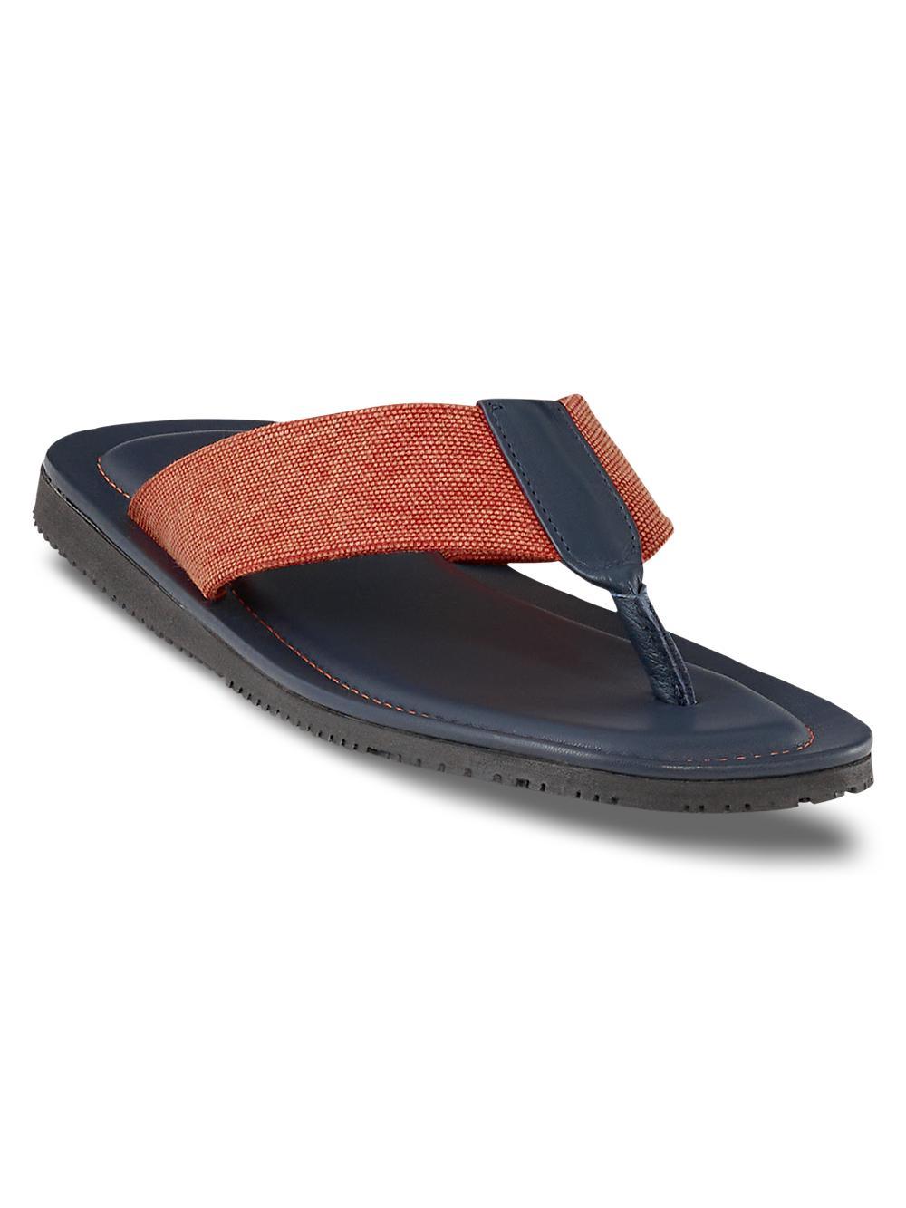 Leigh Sandal - Orange/navy Product Image