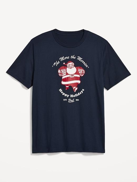 Holiday-Graphic T-Shirt for Men Product Image