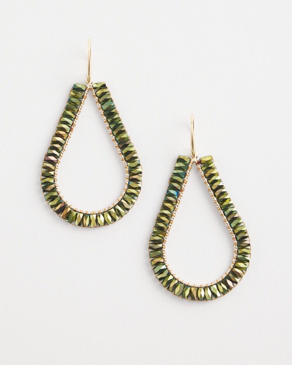 No Droop™ Juniper Beaded Teardrop Earrings Product Image