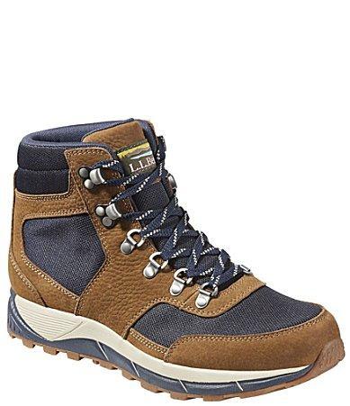 L.L.Bean Mountain Classic Water Resistant Hiker (Saddle/Classic Navy) Men's Shoes Product Image