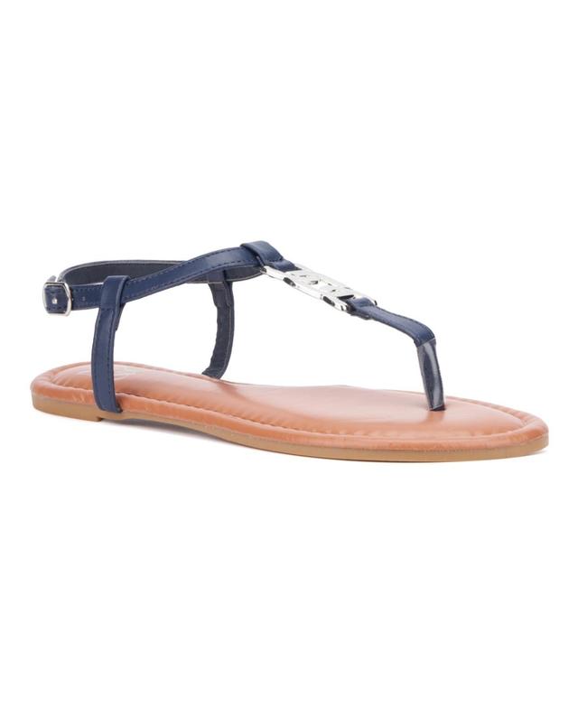 Womens Kaia T-Strap Sandal With Metal Hardware Product Image