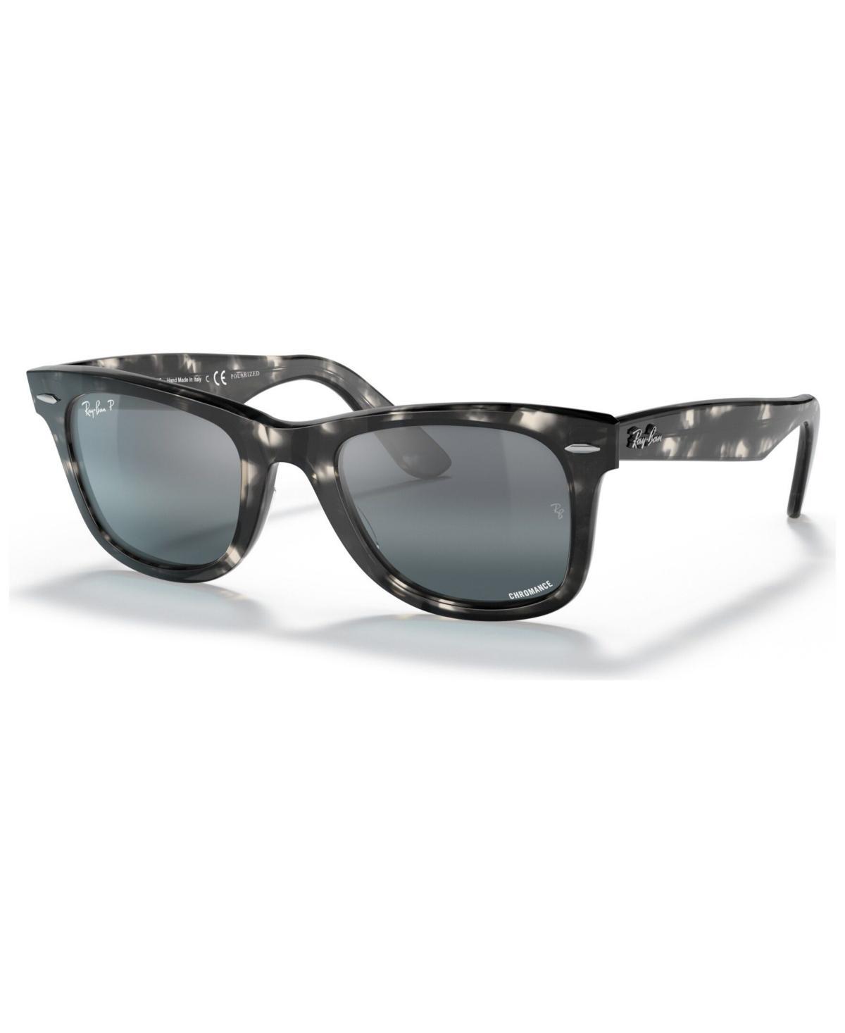 Ray-Ban Unisex Polarized Sunglasses, RB2140 Wayfarer Chromance Product Image