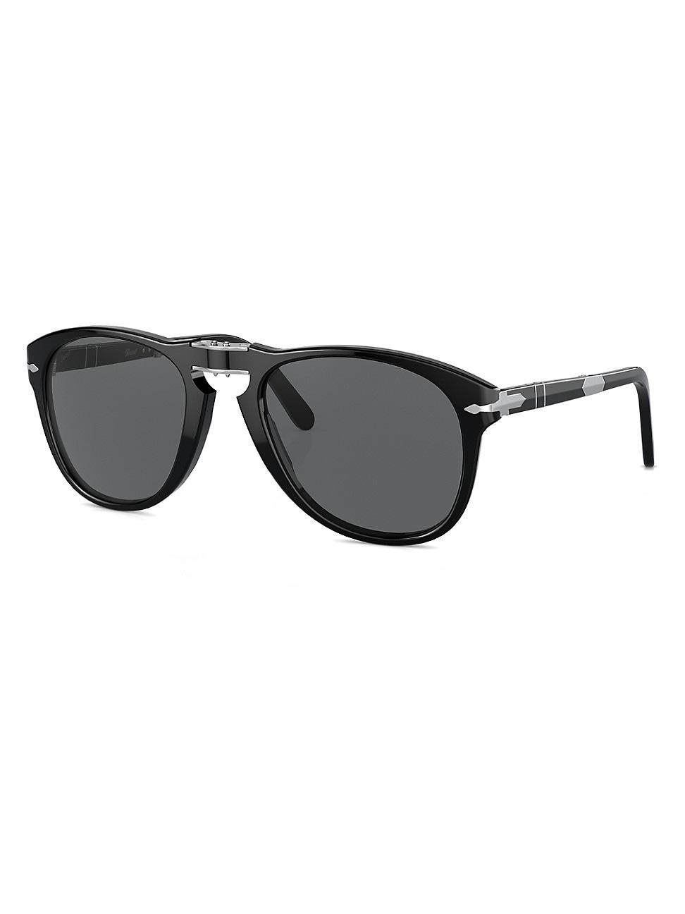 Mens Steve McQueen 54MM Aviator Sunglasses Product Image