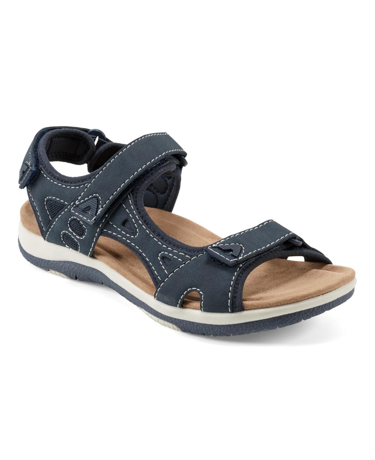 Earth Womens Skylar Round Toe Lightweight Casual Flat Sandals Product Image