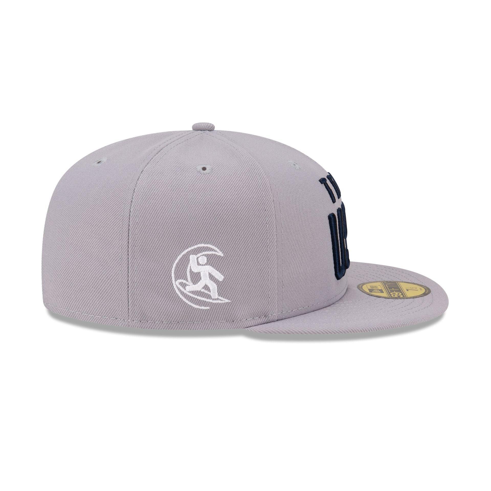 Team USA Surfing Gray 59FIFTY Fitted Hat Male Product Image