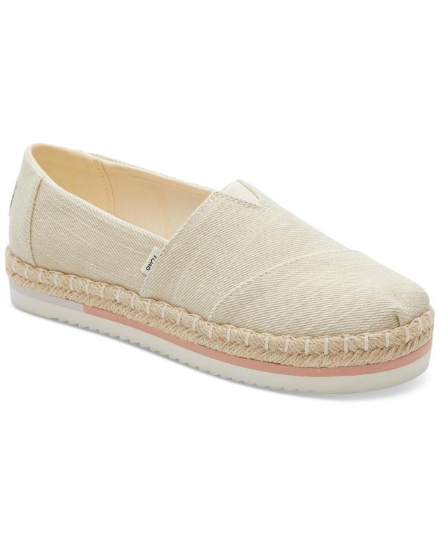 Toms Womens Alpargata Platform Espadrille Slip-Ons Product Image