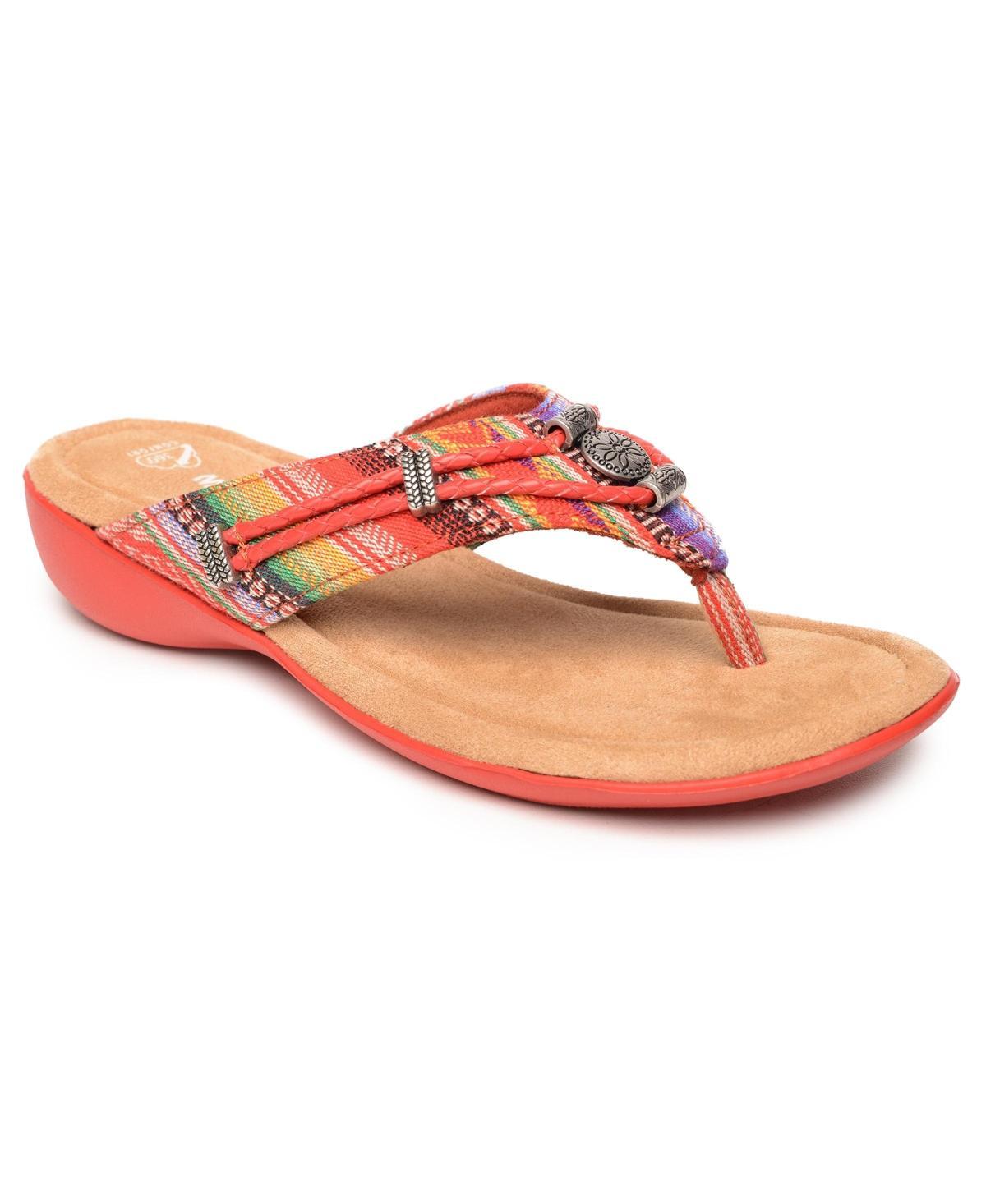 Minnetonka Womens Silverthorne 360 Thong Sandals Product Image