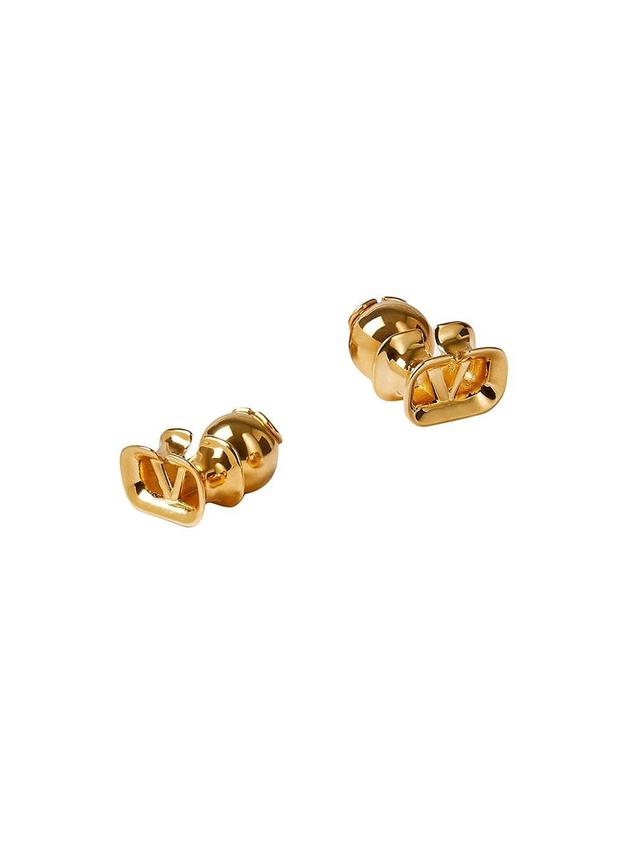 Womens Vlogo Signature Metal Earrings Product Image