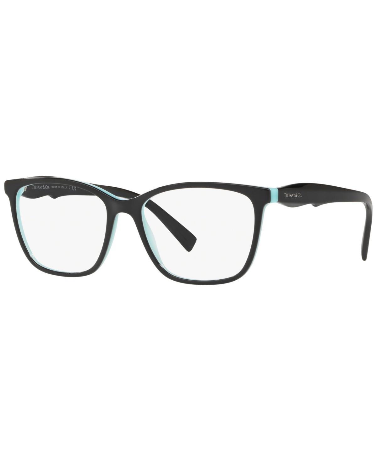 Tiffany & Co. TF2175 Womens Square Eyeglasses - Black On Tiffany Blue Product Image