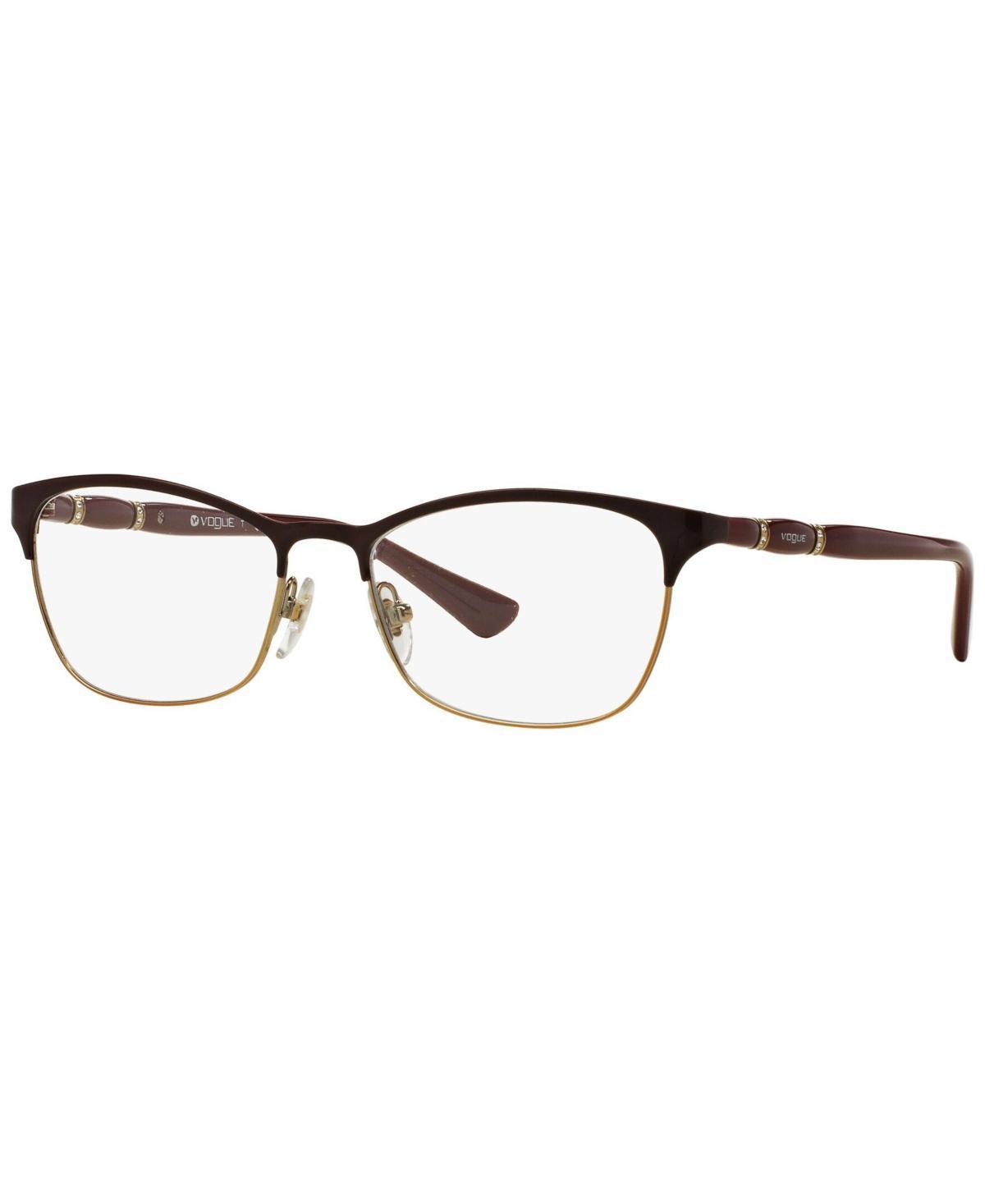 Vogue Eyewear VO3987B Womens Cat Eye Eyeglasses - Brown Product Image