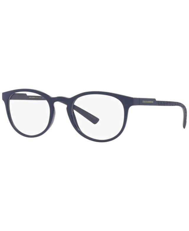 Dolce&Gabbana DG5063 Mens Phantos Eyeglasses - Matte Blue Product Image