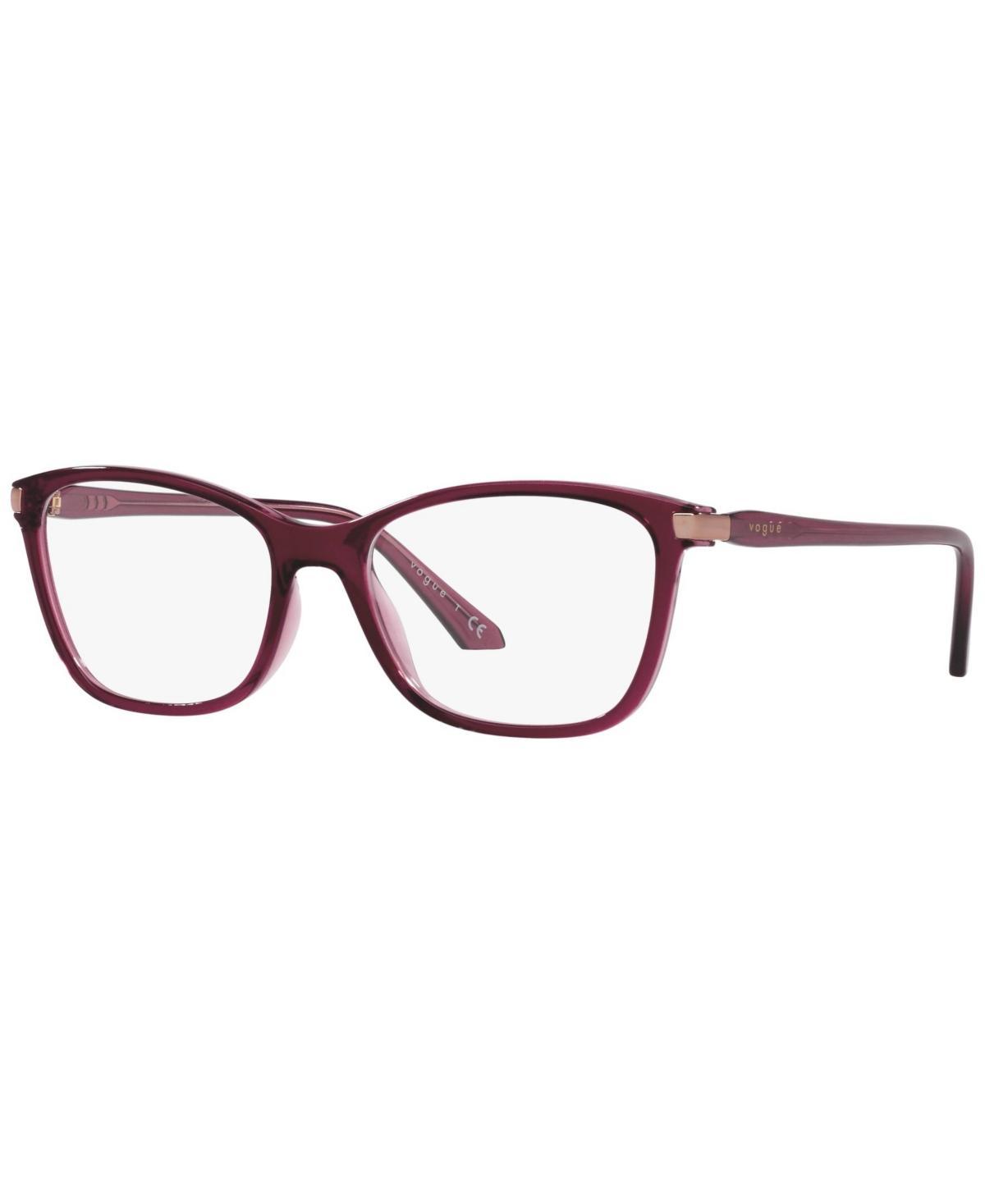 Vogue Eyewear Womens Pillow Eyeglasses, VO5378 - Havana, Brown Product Image