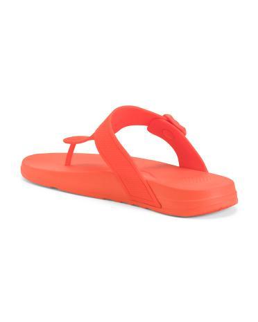 Iqushion Adjustable Buckle Flip Flops for Women Product Image