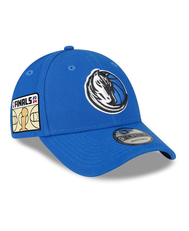 New Era Mens Blue Dallas Mavericks 2024 Nba Finals Side Patch 9FORTY Adjustable Hat Product Image