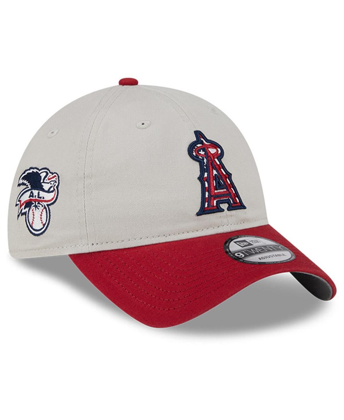 New Era Mens Red Los Angeles Angels 2024 Fourth of July 9TWENTY Adjustable Hat Product Image