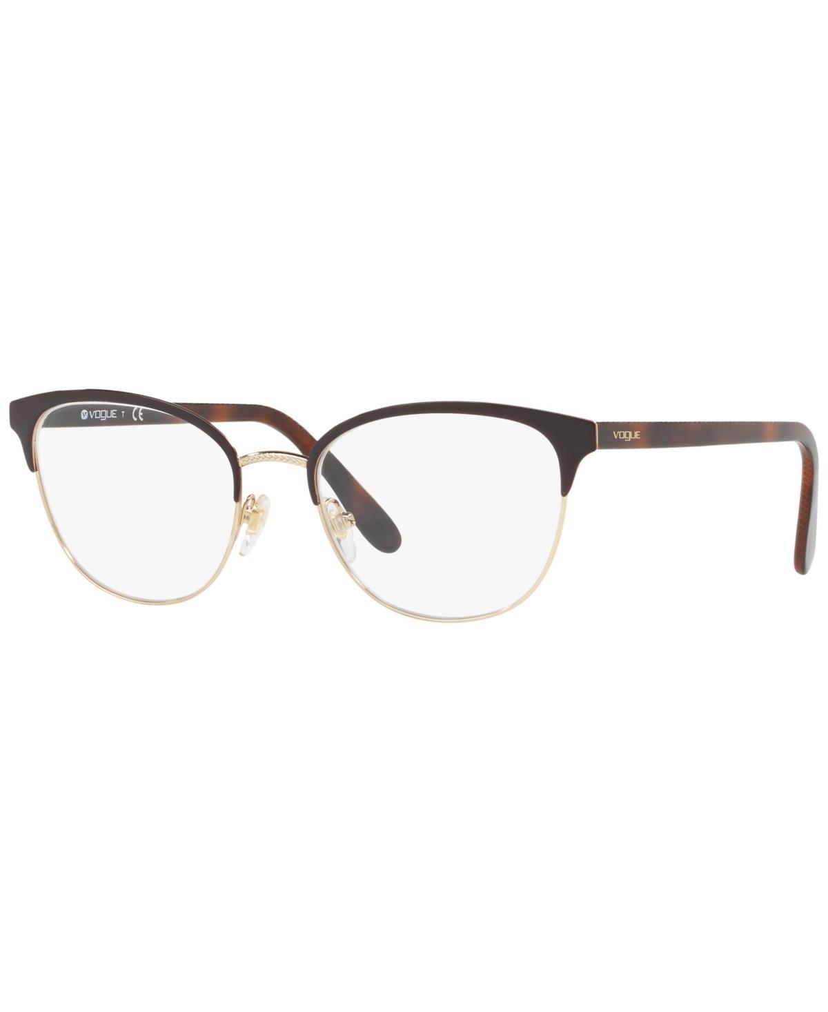 Vogue Eyewear VO4088 Womens Oval Eyeglasses - Black Gold Product Image