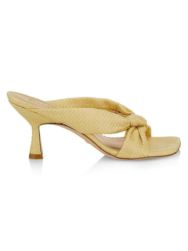 Womens Playa Raffia Knotted Sandals Product Image