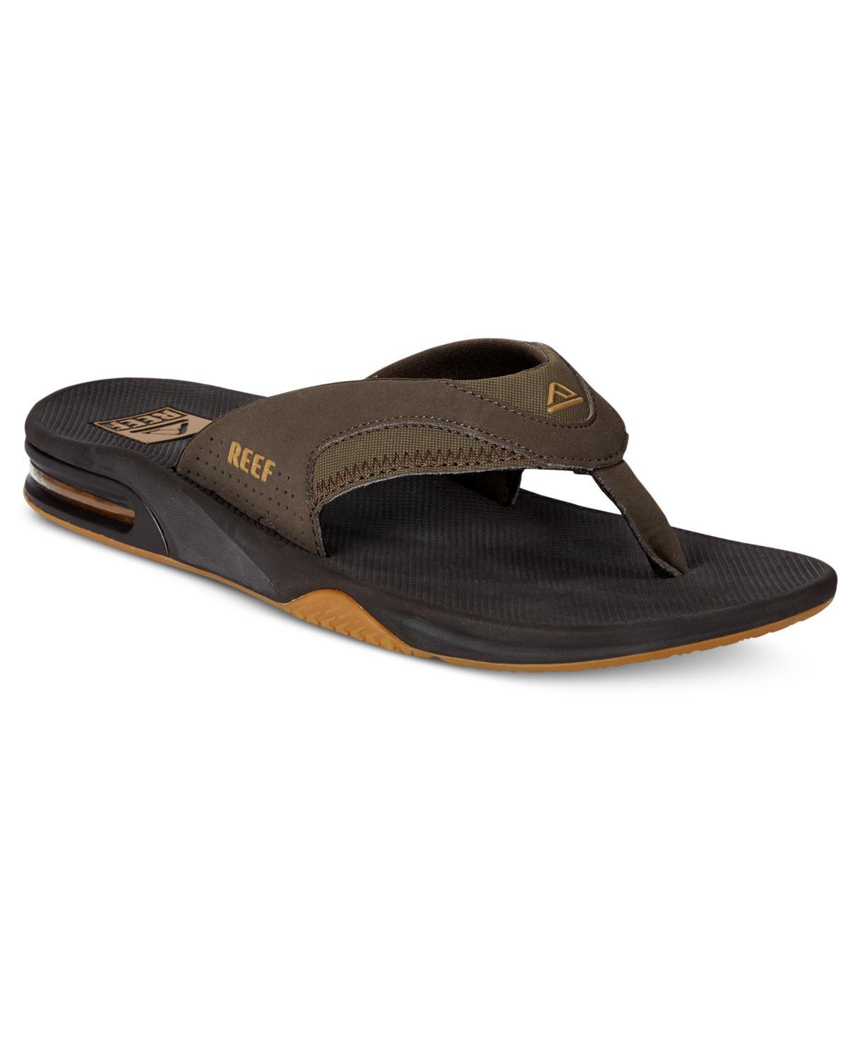 Reef Mens Fanning Thong Sandals with Bottle Opener Product Image