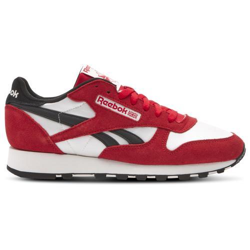 Reebok Mens Reebok Classic Leather - Mens Running Shoes Red/Black Product Image