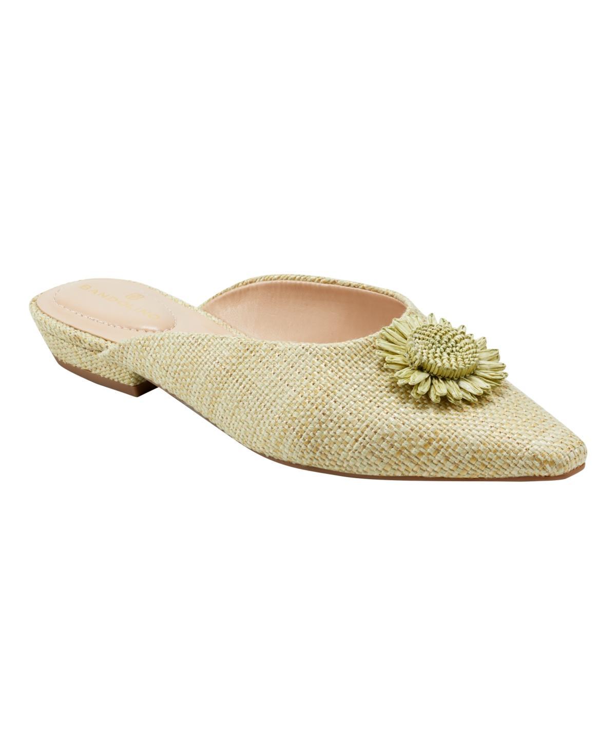 Bandolino Womens Shay Sunflower Detail Flat Dress Mules Product Image