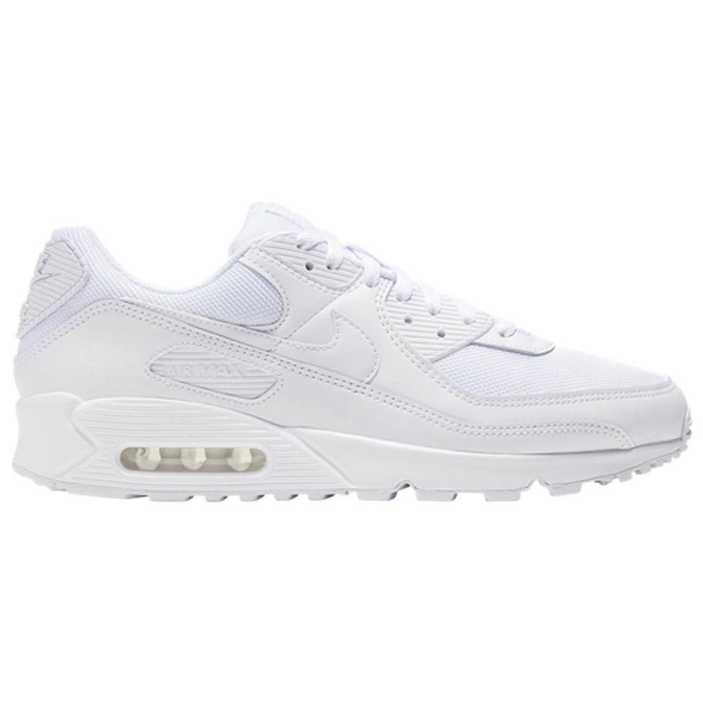 NIKE Mens  Air Max 90 In White/white/wolf Grey Product Image