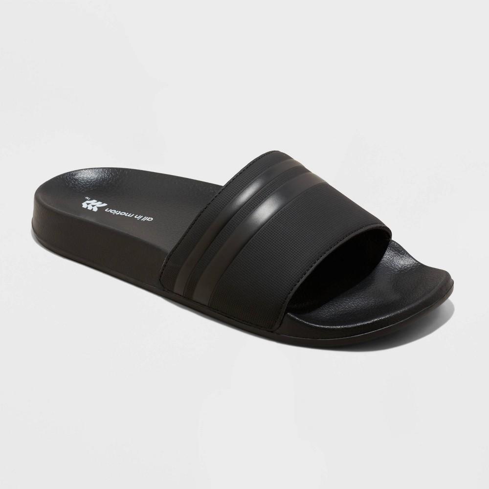 Mens Winston Sport Slide Sandals - All in Motion Black 12 Product Image