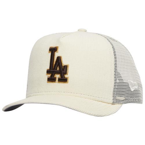 New Era Mens Dodgers 9FIFTY A-Frame Cap - Beige/Brown Product Image