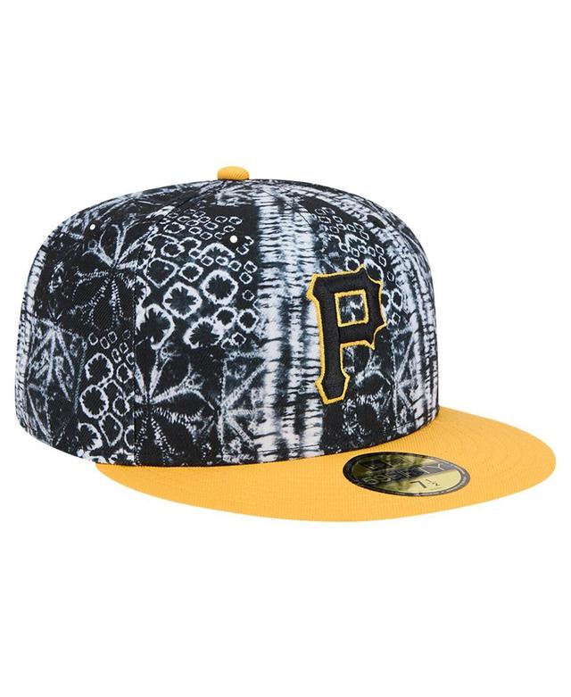 New Era Mens Black Pittsburgh Pirates Sands 59FIFTY Fitted Hat Product Image