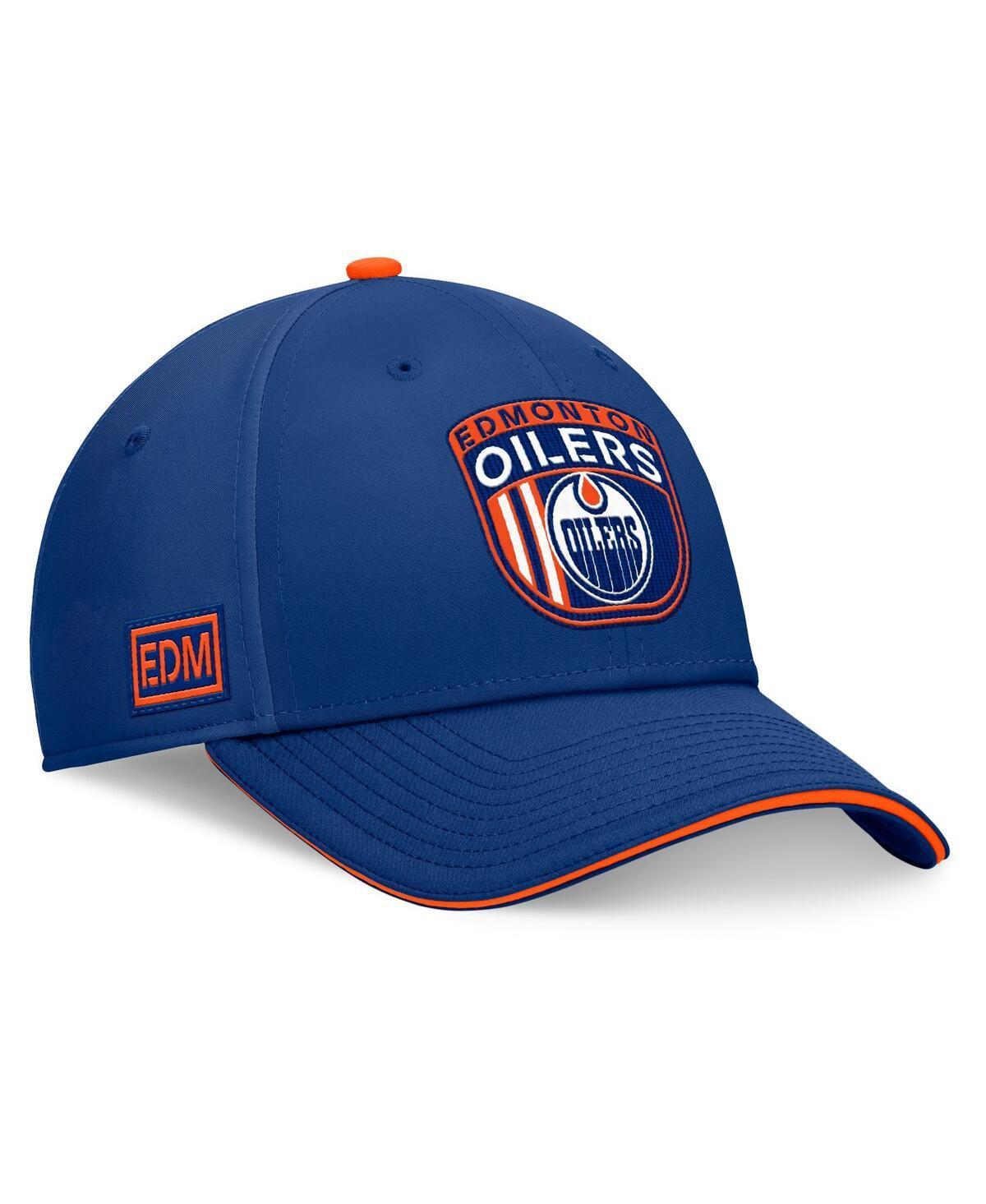 Fanatics Mens Royal Edmonton Oilers 2024 Nhl Draft Flex Hat - Royal Product Image