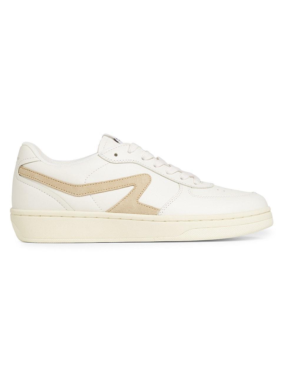 Womens Retro Court Leather Sneakers Product Image