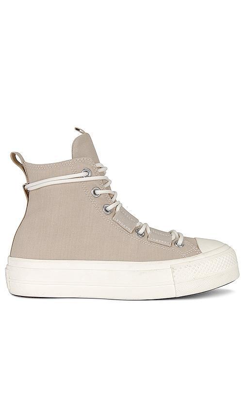 Converse Chuck Taylor All Star Lift Platform Sneaker in Beige. Product Image