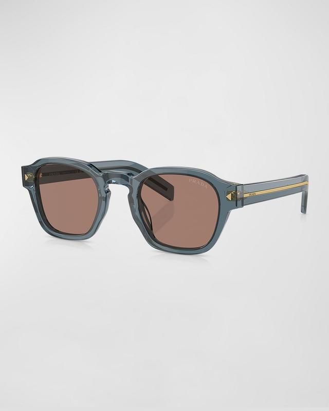 Men's Acetate Square Sunglasses Product Image