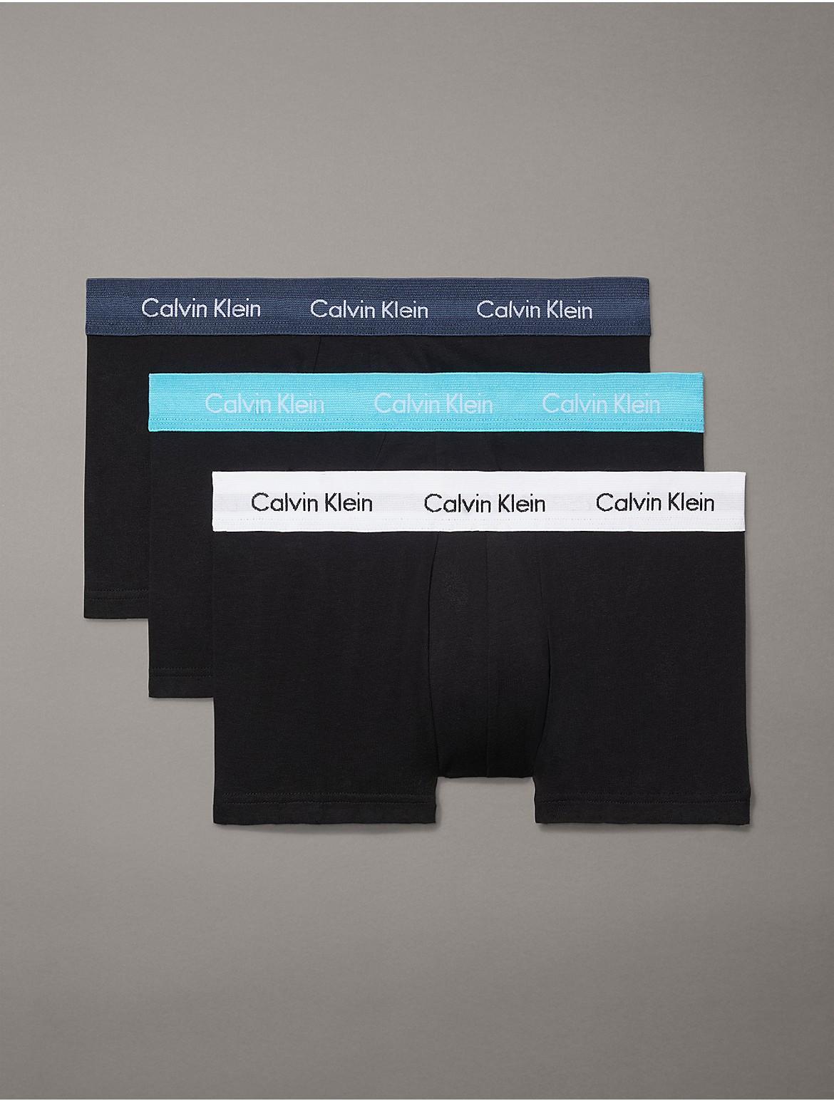 Calvin Klein Mens Cotton Stretch 3-Pack Low Rise Trunk - Multi - S Product Image