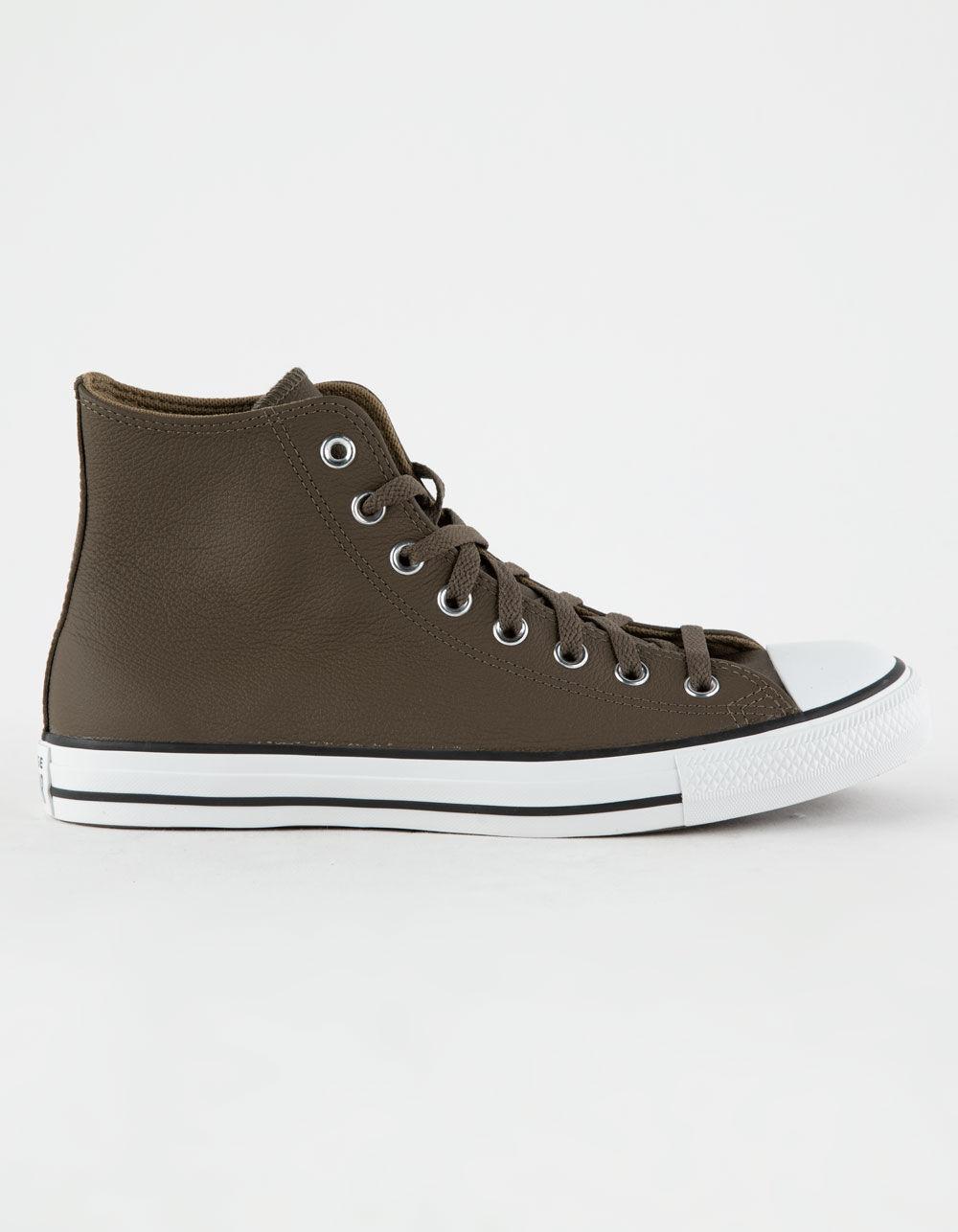 CONVERSE Chuck Taylor All Star Leather High Top Shoes Product Image