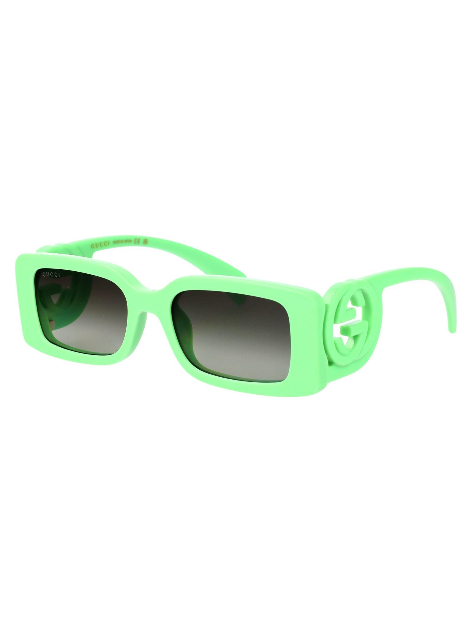 Sunglasses In 004 Green Green Green Product Image