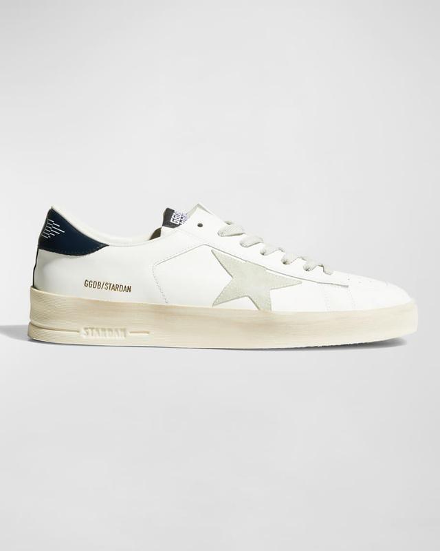 Men's Stardan Leather & Mesh Low-Top Sneakers Product Image