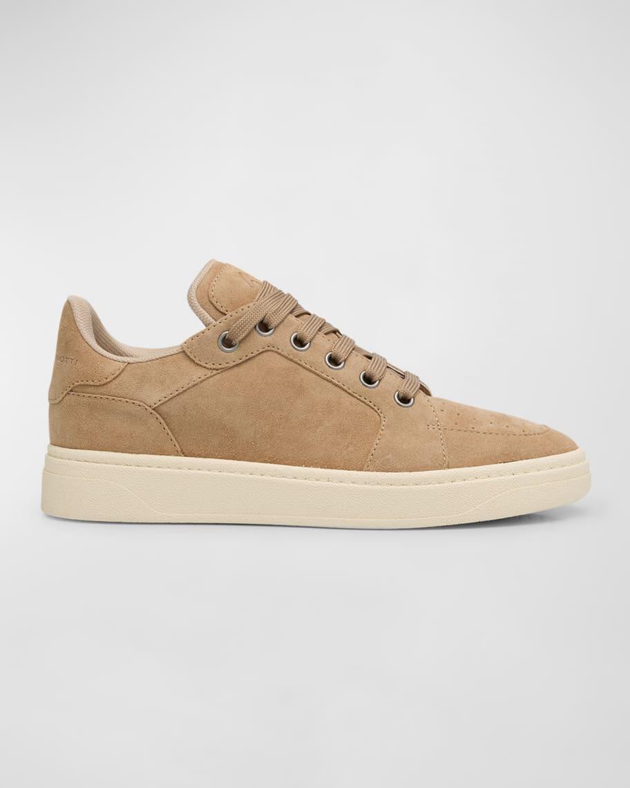 Mens Suede Low-Top Sneakers Product Image