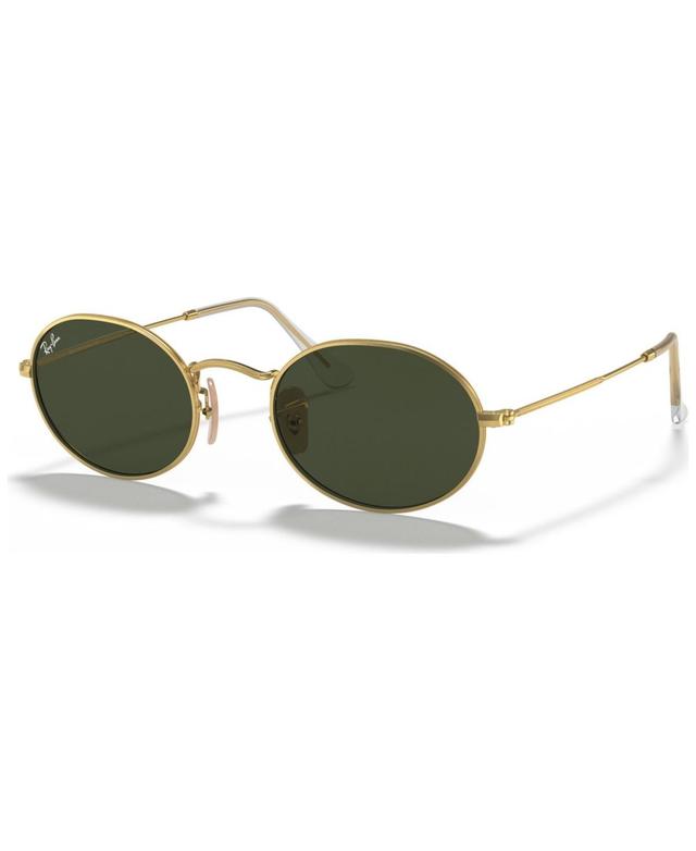 Ray-Ban OVAL Sunglasses frame Green lenses Product Image