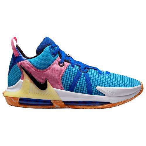 Nike Mens LeBron James Nike LeBron Witness VII - Mens Basketball Shoes Blue Lightning/Hyper Royal/Black Product Image