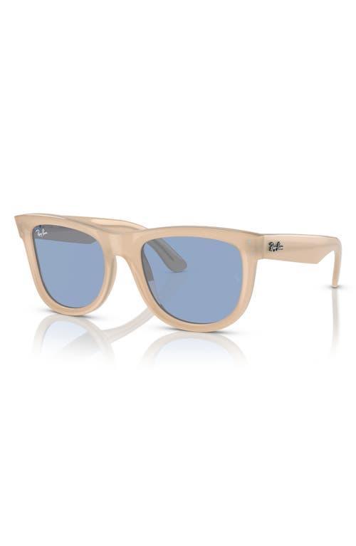 RAY BAN Wayfarer Reverse 50mm Square Sunglasses In Honey Product Image