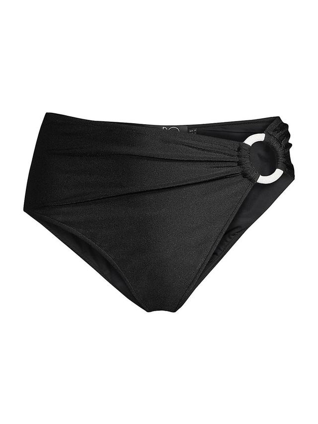 Womens High-Waisted O-Ring Bikini Bottom Product Image