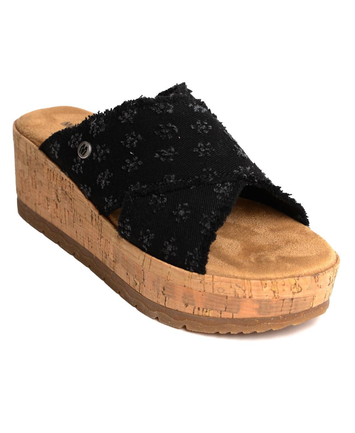 Minnetonka Posey Platform Wedge Slide Sandal Product Image