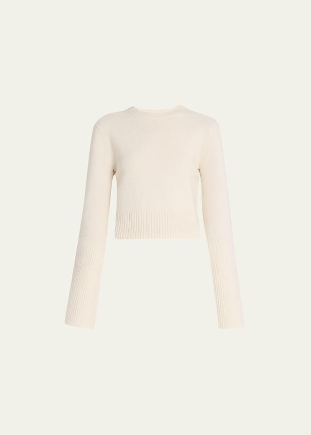 A. L.C. Clover Merino Wool Blend Crop Sweater Product Image