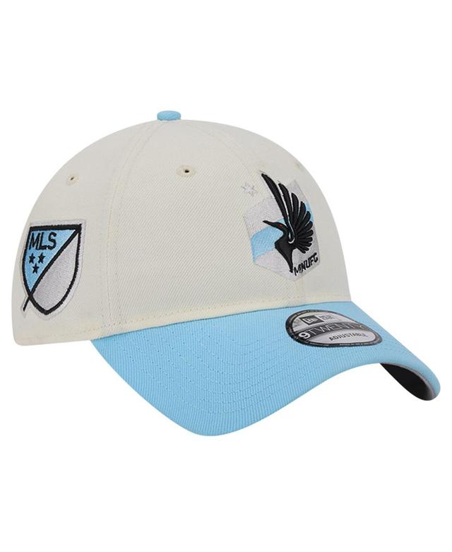 Mens New Era White Minnesota United Fc 2024 Kick Off Collection 9TWENTY Adjustable Hat Product Image