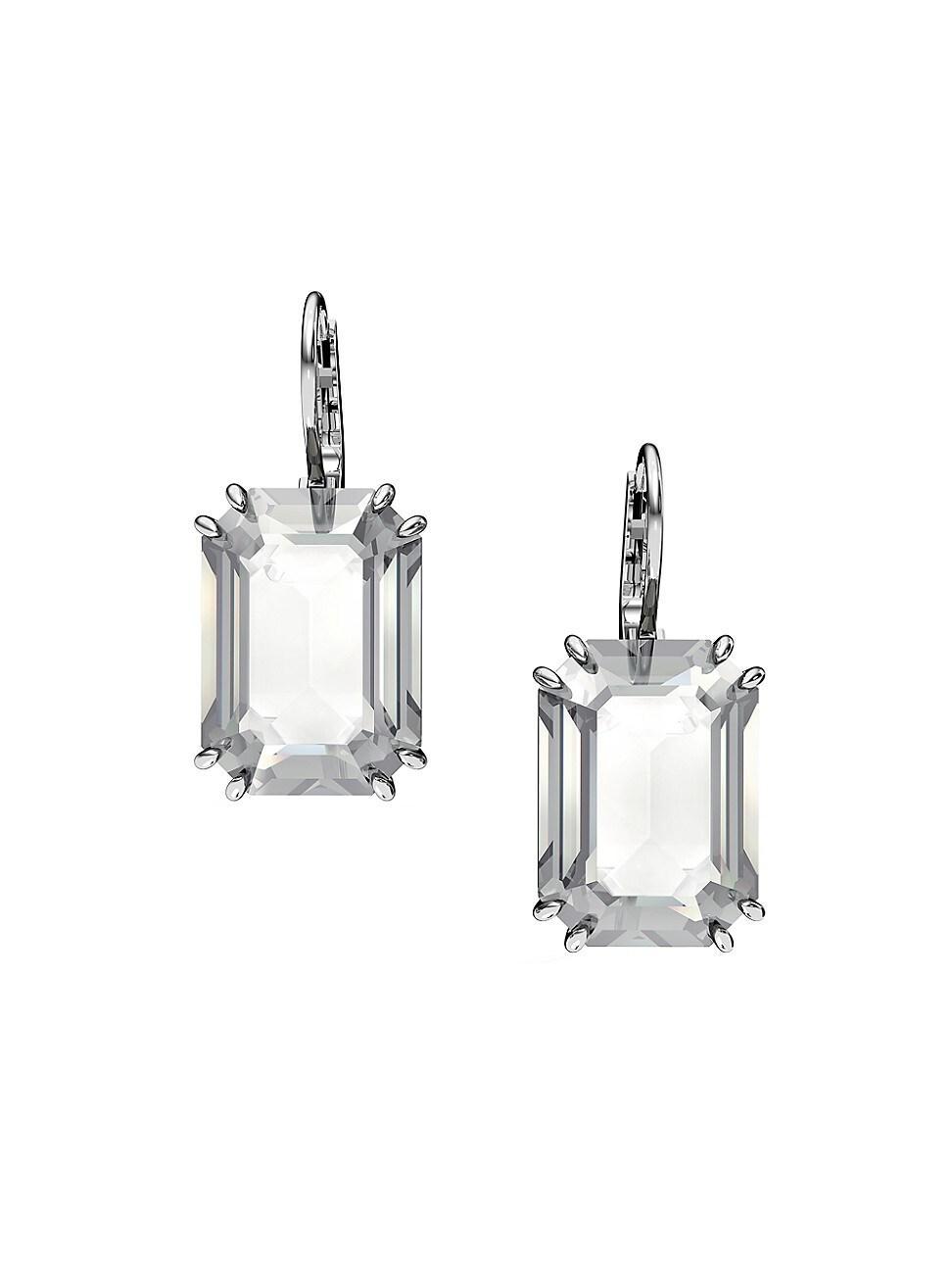 Swarovski Millenia Octagon Crystal Drop Earrings Product Image