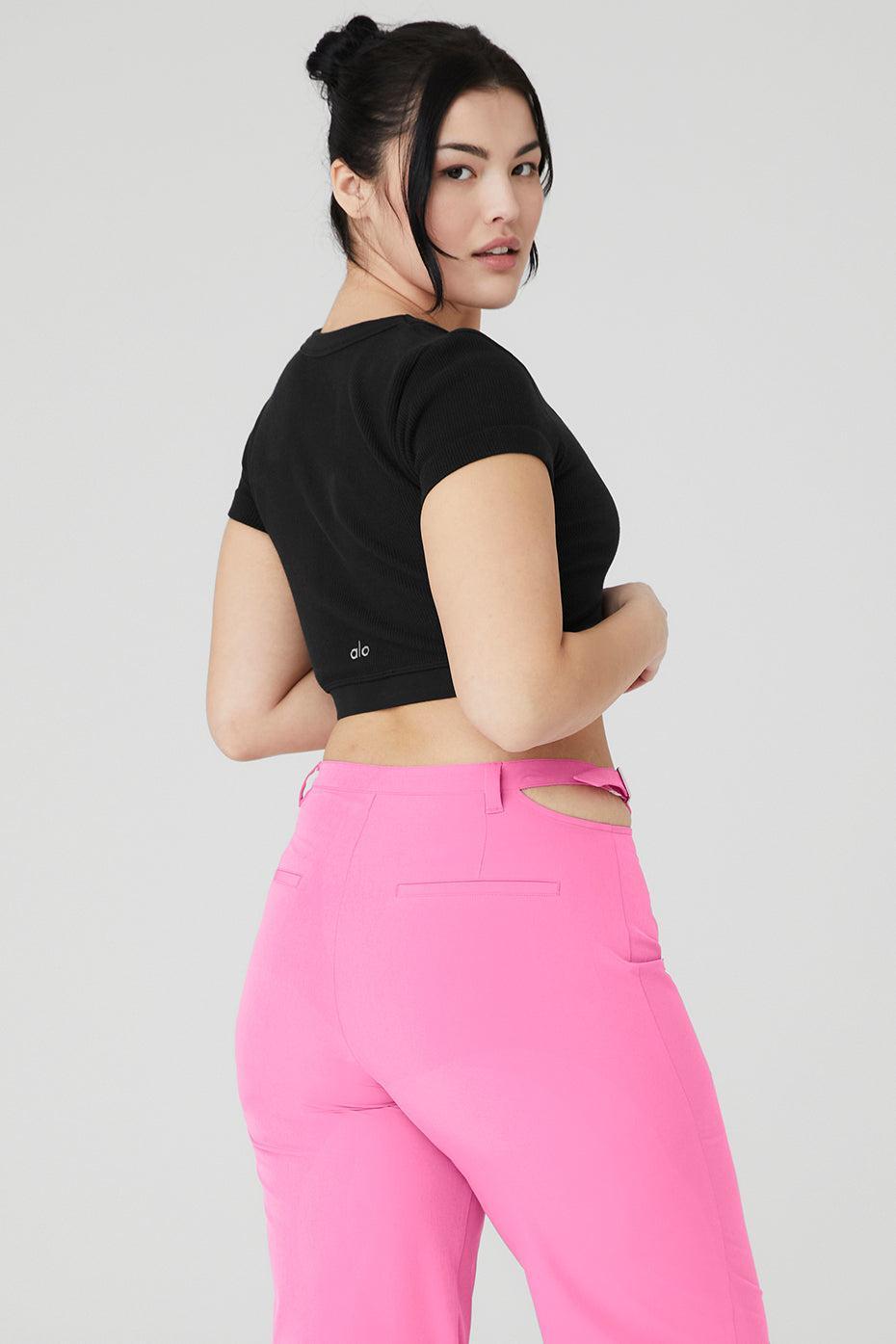 Alo Serene Rib Crop Top Product Image