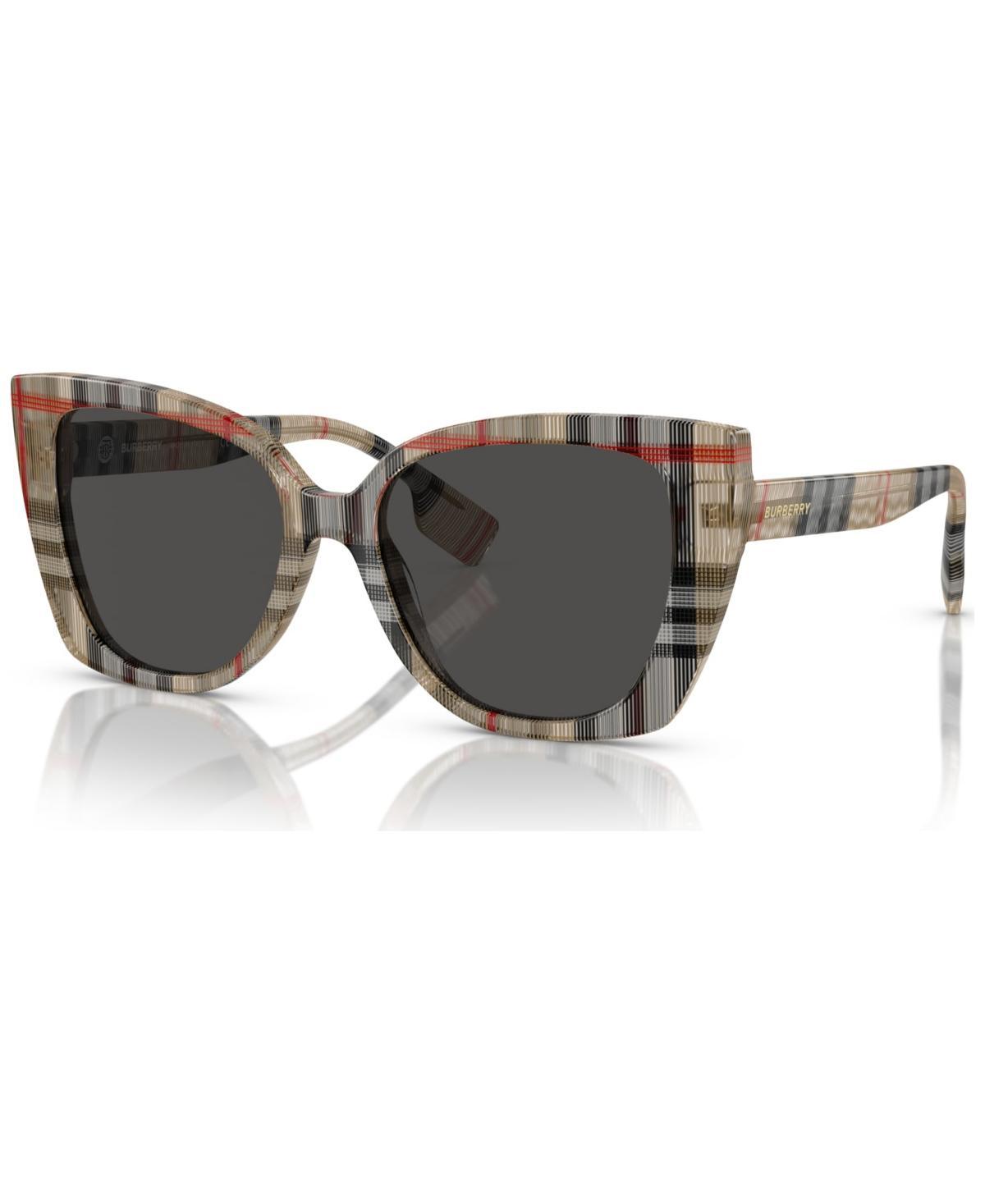 BURBERRY Women's Sunglasses, Meryl Be4393 In Vintage-like Check Product Image