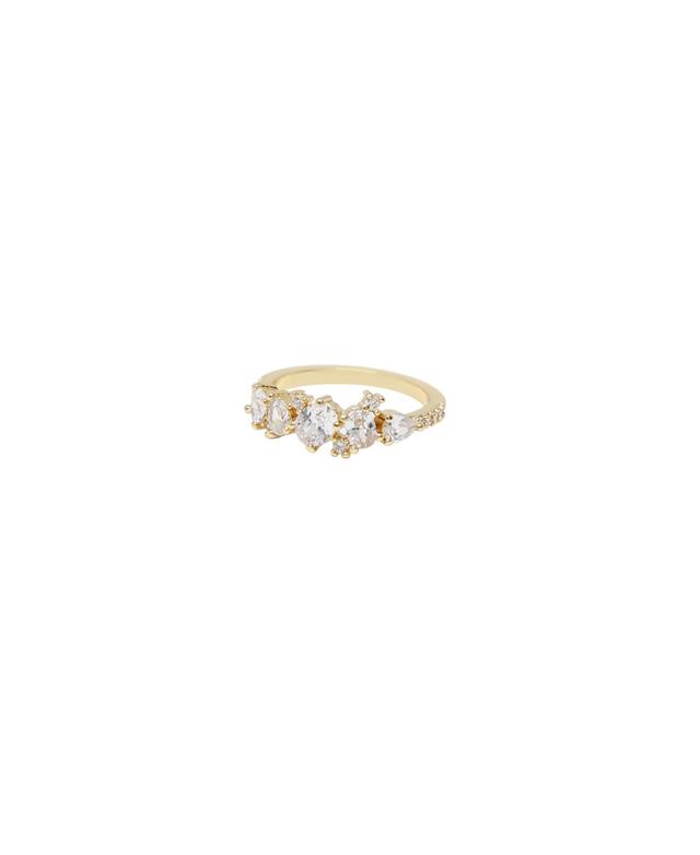 Ettika Cubic Zirconia Cluster Statement Ring Product Image